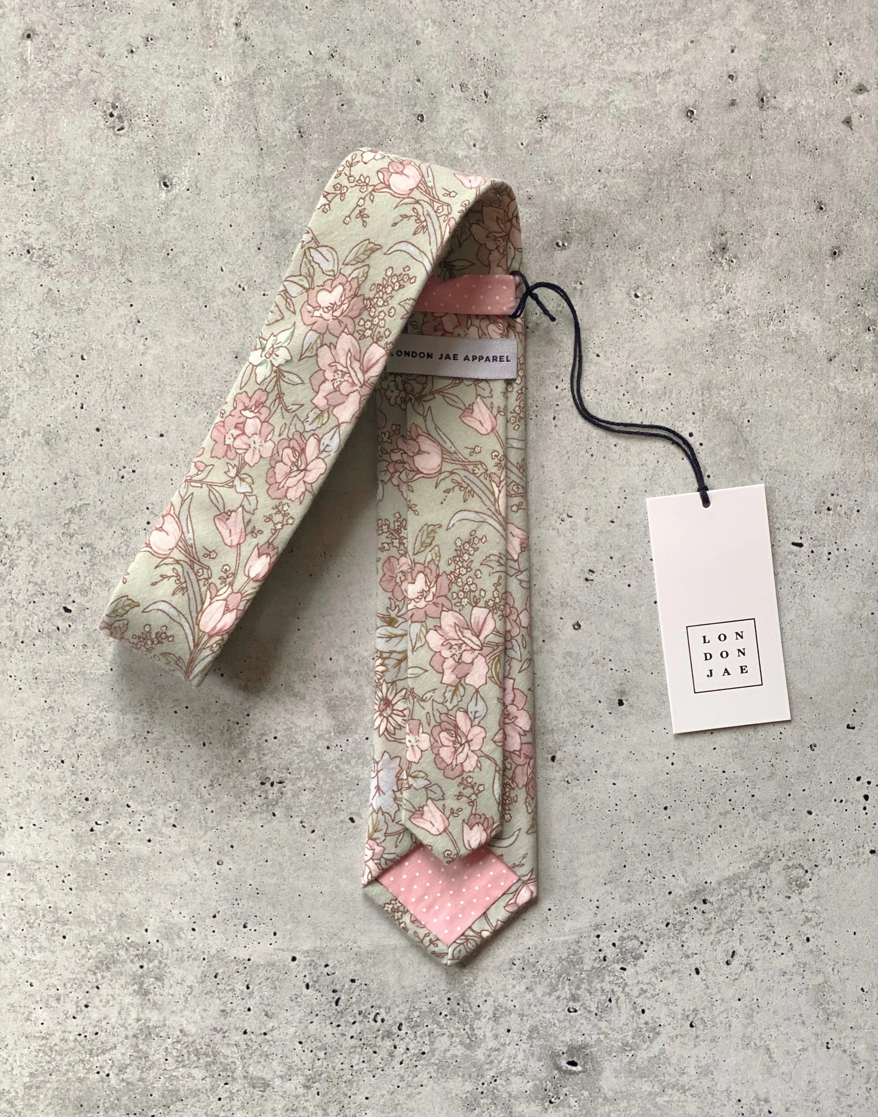 Edison Cotton Floral Neck Tie