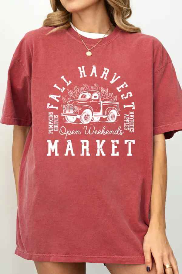 FALL HARVEST MARKET TEE (COMFORT COLORS)