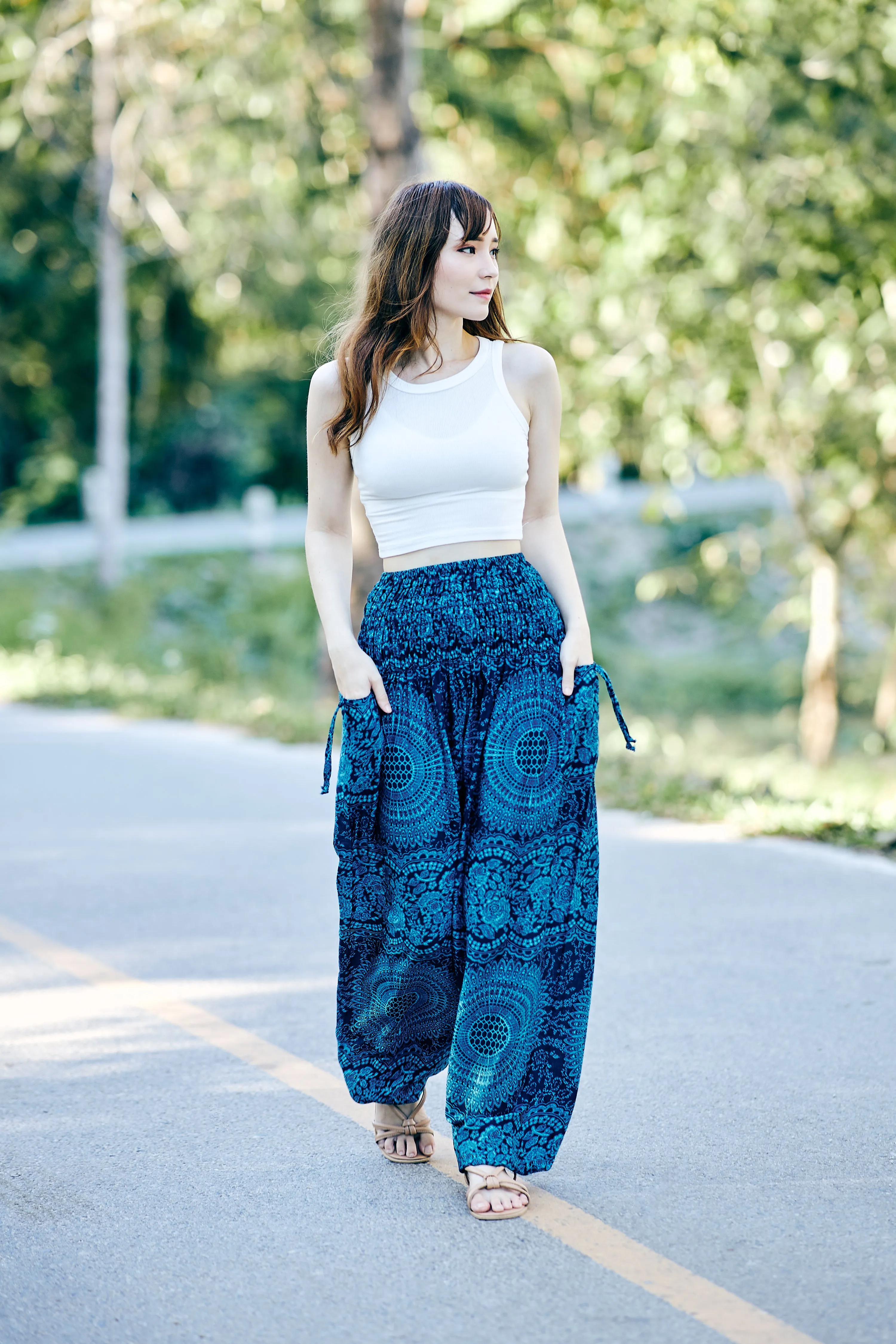 Flower Harem Pants