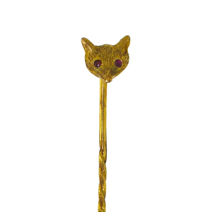 Fox Head Stick Pin