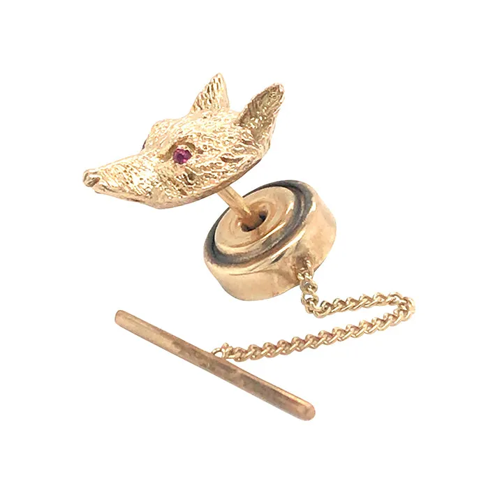 Fox Head Tie Tack