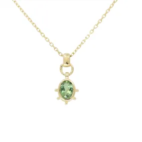 Gia Apatite Gold Necklace