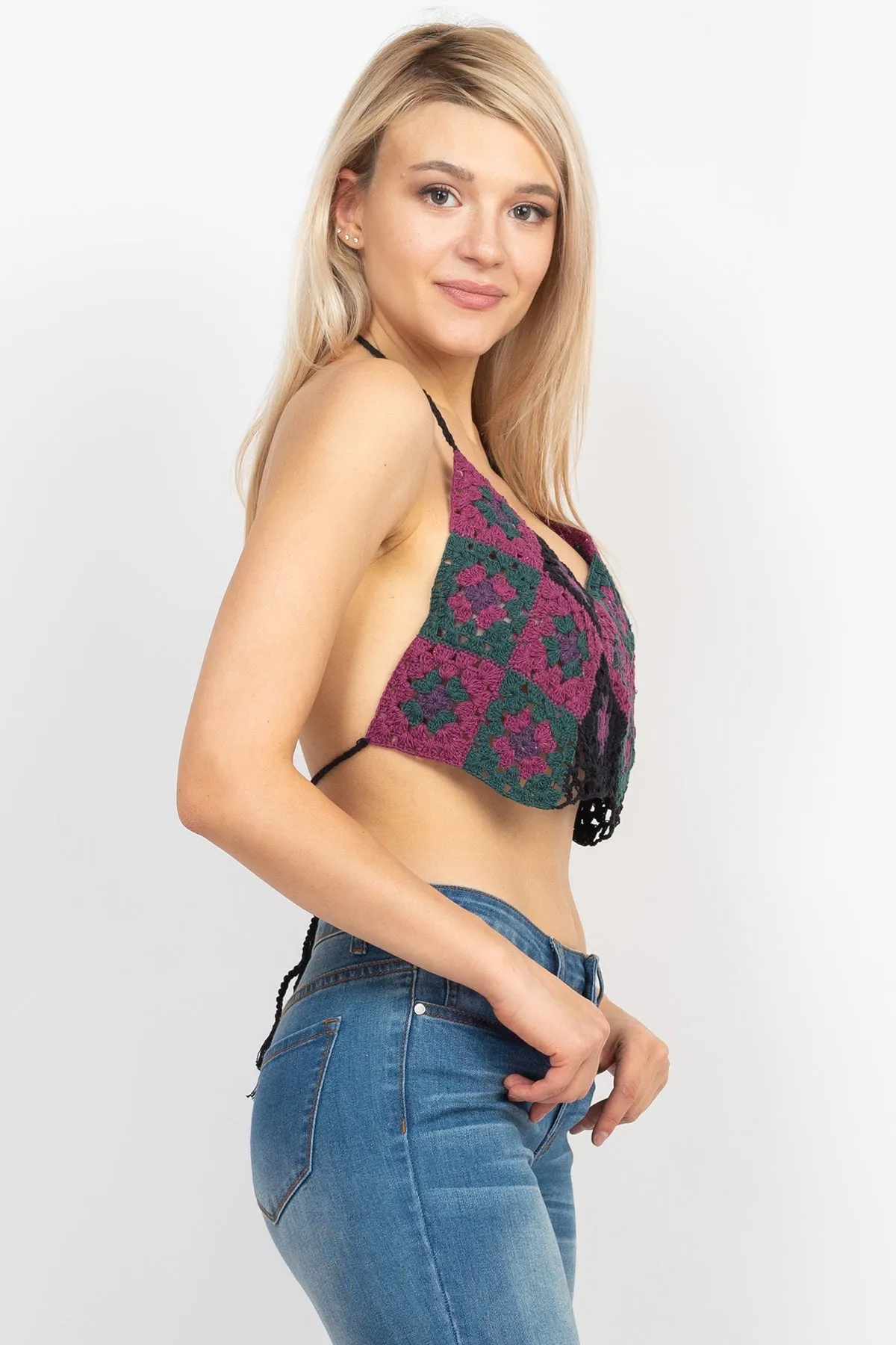 Granny Square Crochet Top