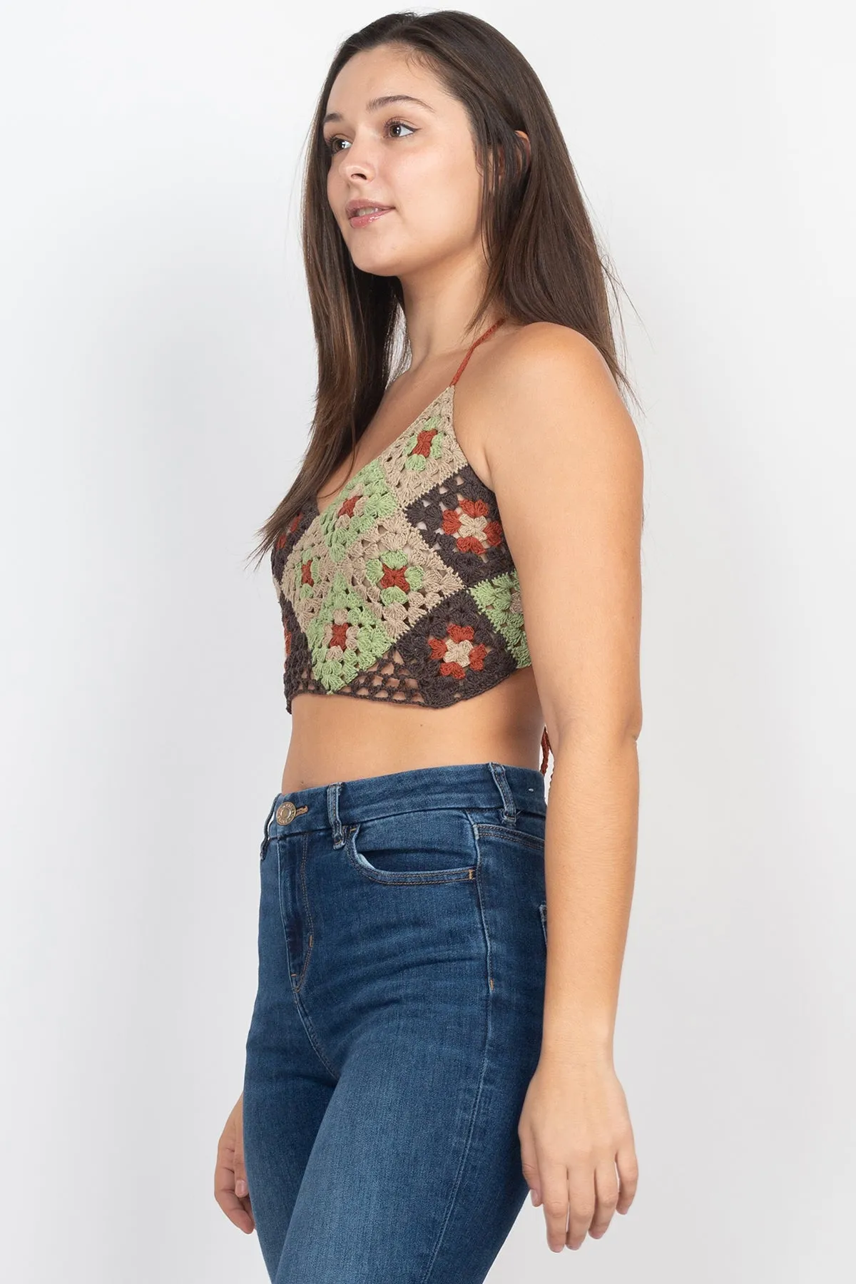 Granny Square Crochet Top