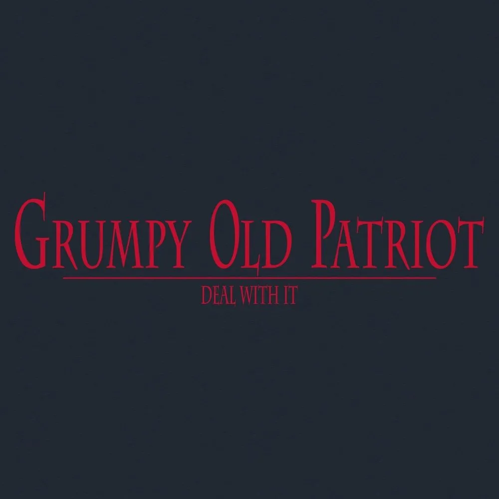 Grumpy Old Patriot T-Shirt - Midnight Navy