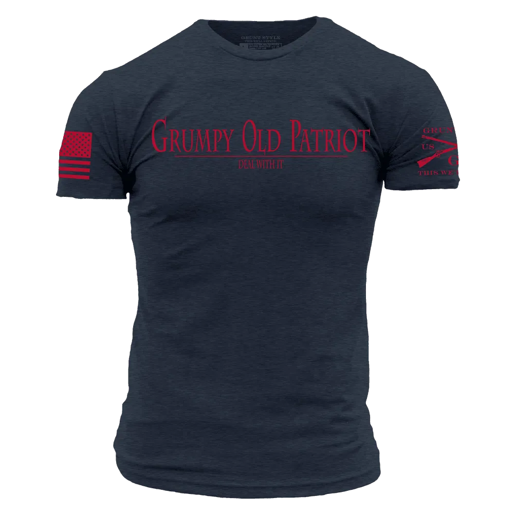 Grumpy Old Patriot T-Shirt - Midnight Navy