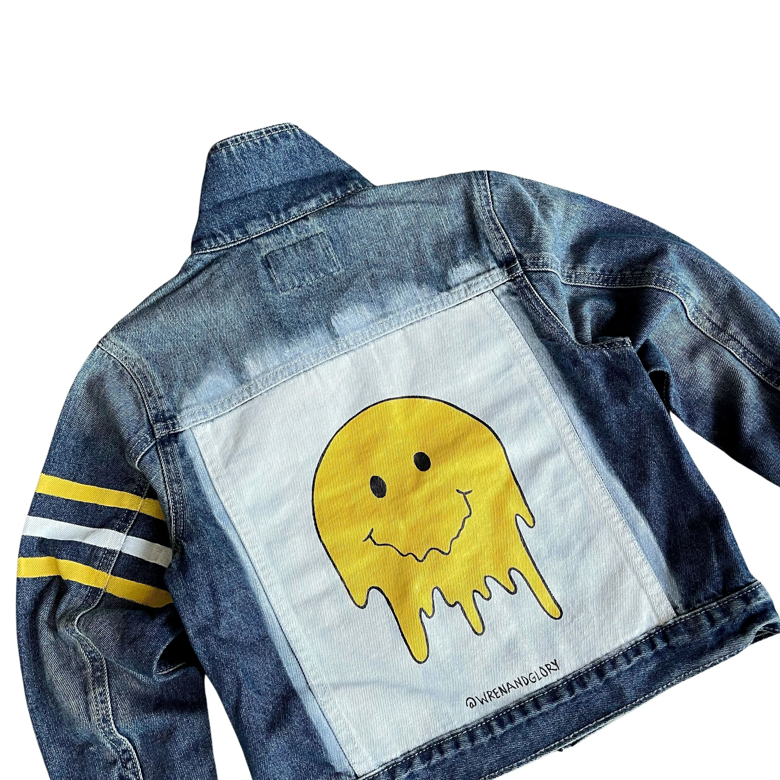 'HAPPY TO SEE YA' DENIM JACKET - BOYS