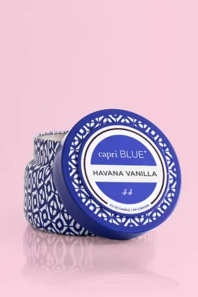 Havana Vanilla Printed Travel Tin, 8.5 oz