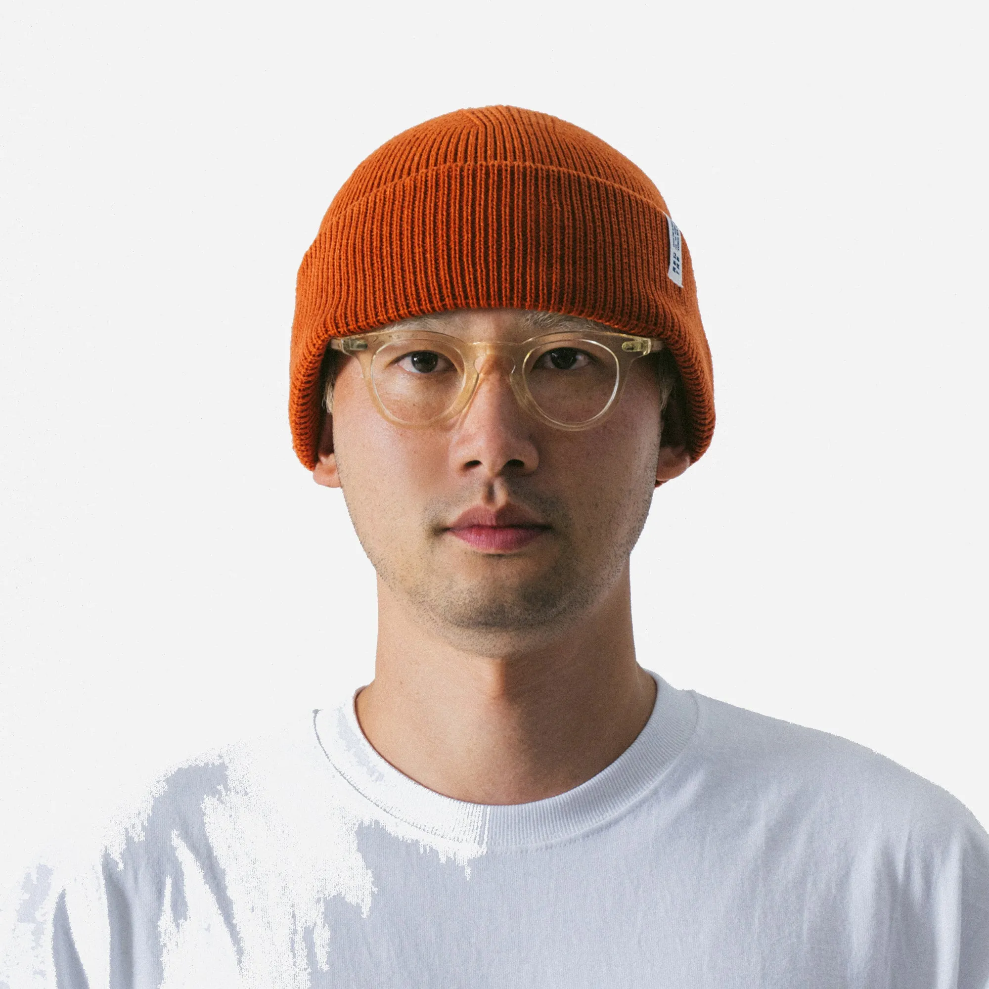 LABEL ESSENTIAL BEANIE - BRICK