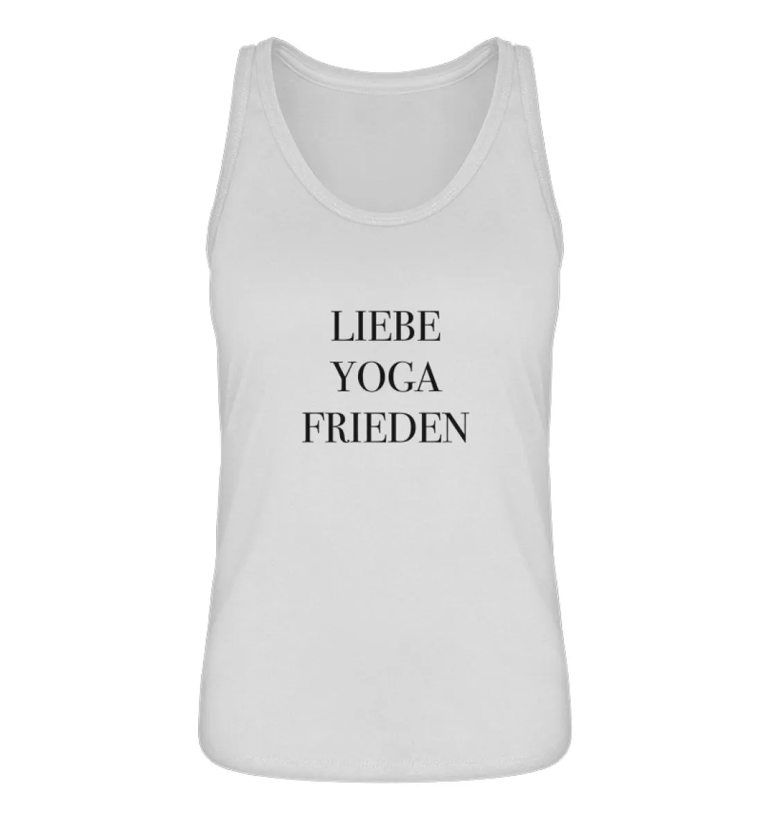 Liebe Yoga Frieden 100% Bio Tank Top