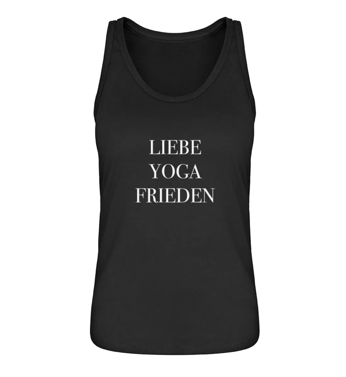 Liebe Yoga Frieden 100% Bio Tank Top