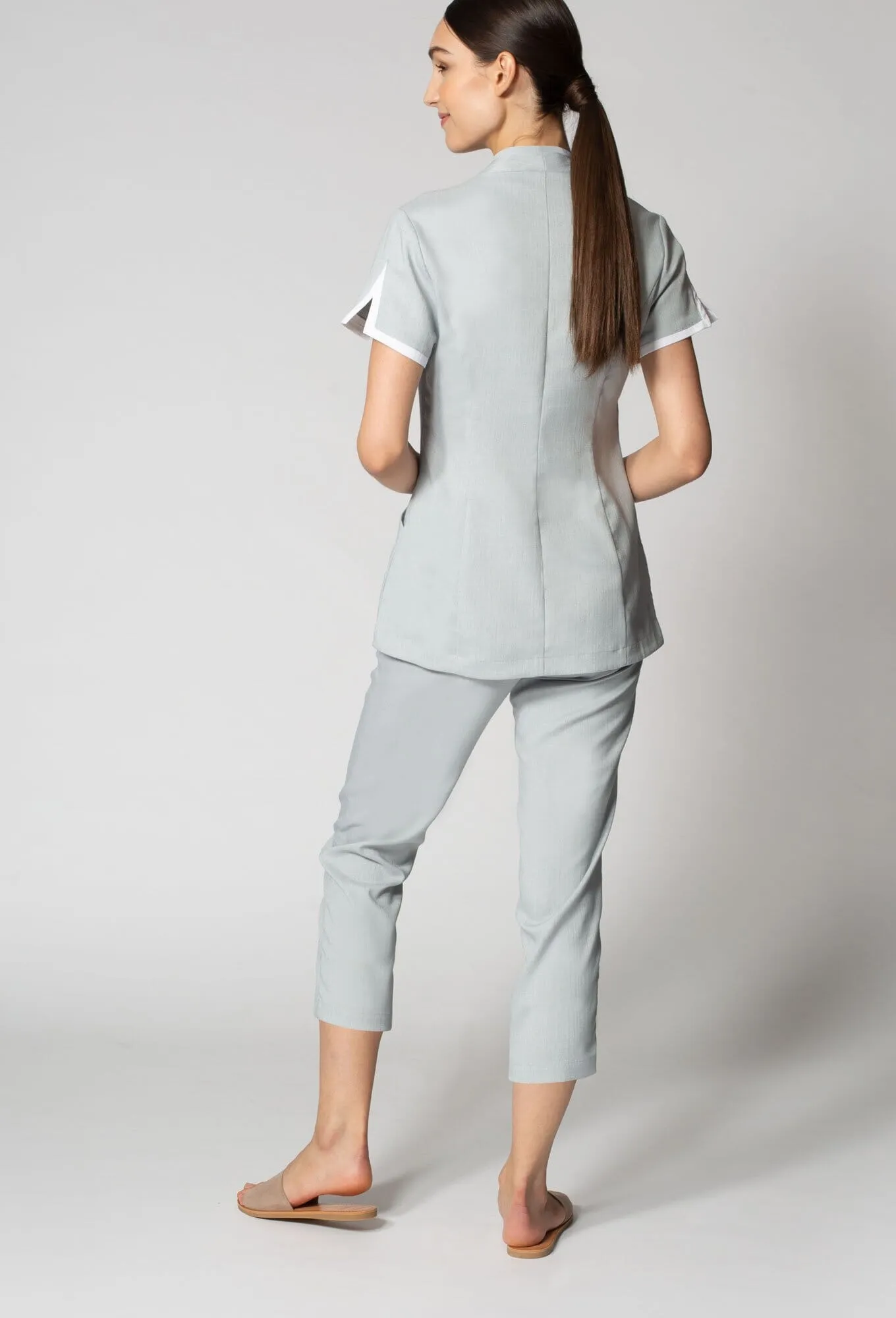 Limited Edition Women's Faux Linen Crop Pant