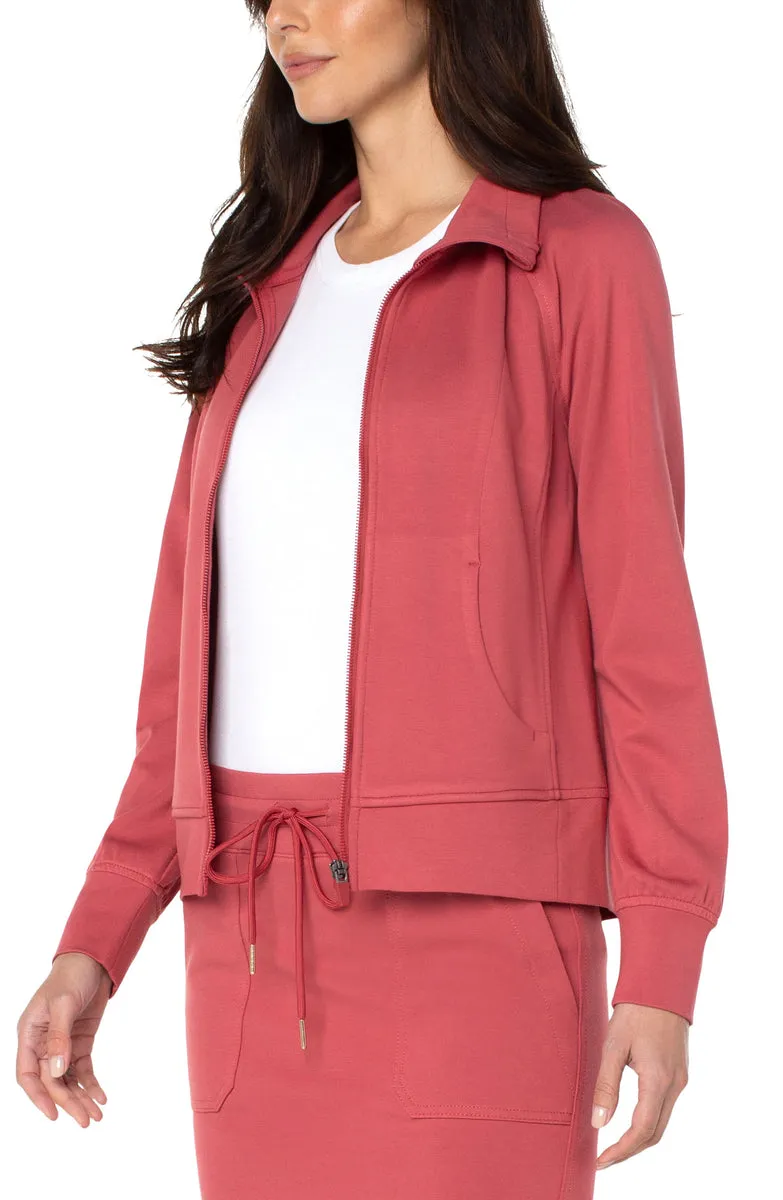 Liverpool Full Zip Seamed Jacket (rosebud)