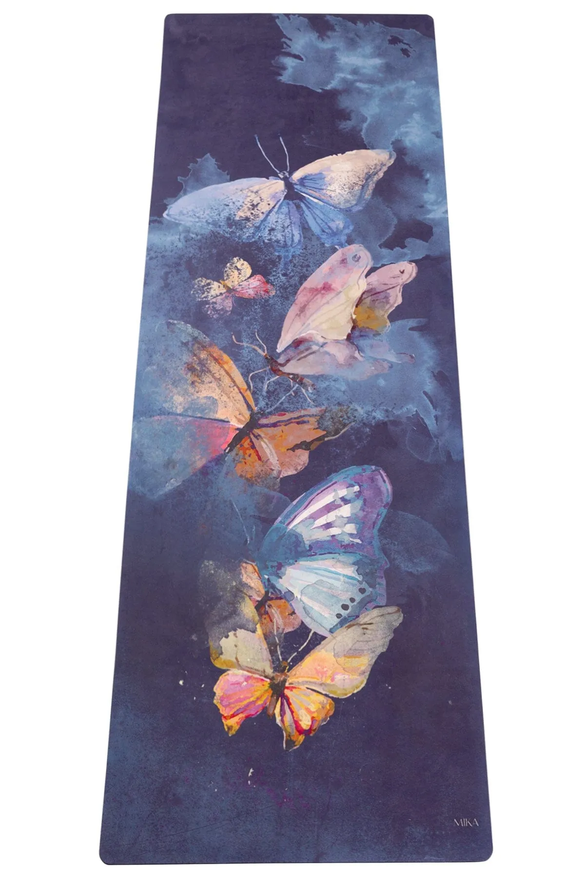 Premium Eco-Friendly Mariposa Midnight Yoga Mat with Non-Slip Surface