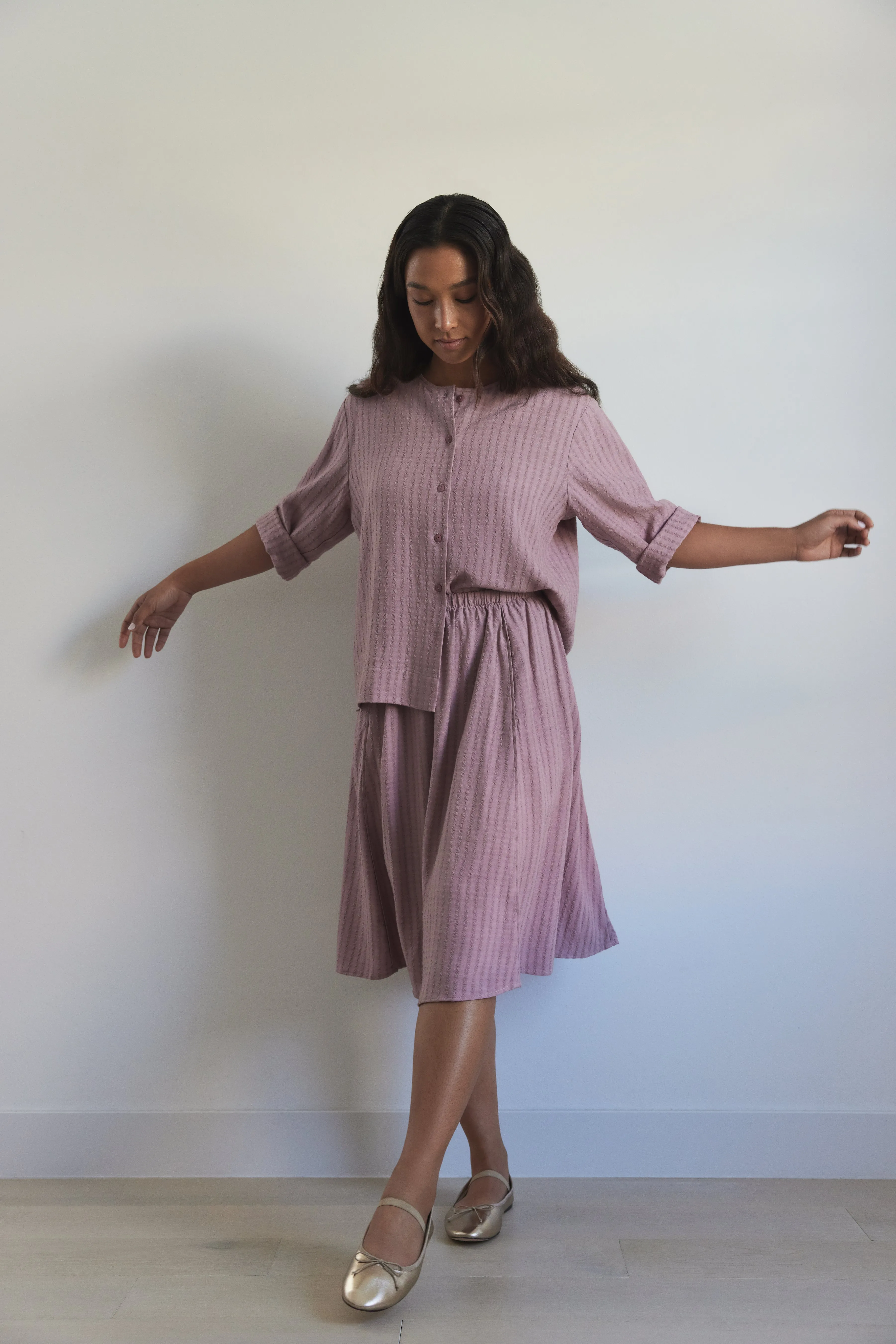 Mauve Orchid Sofia Skirt