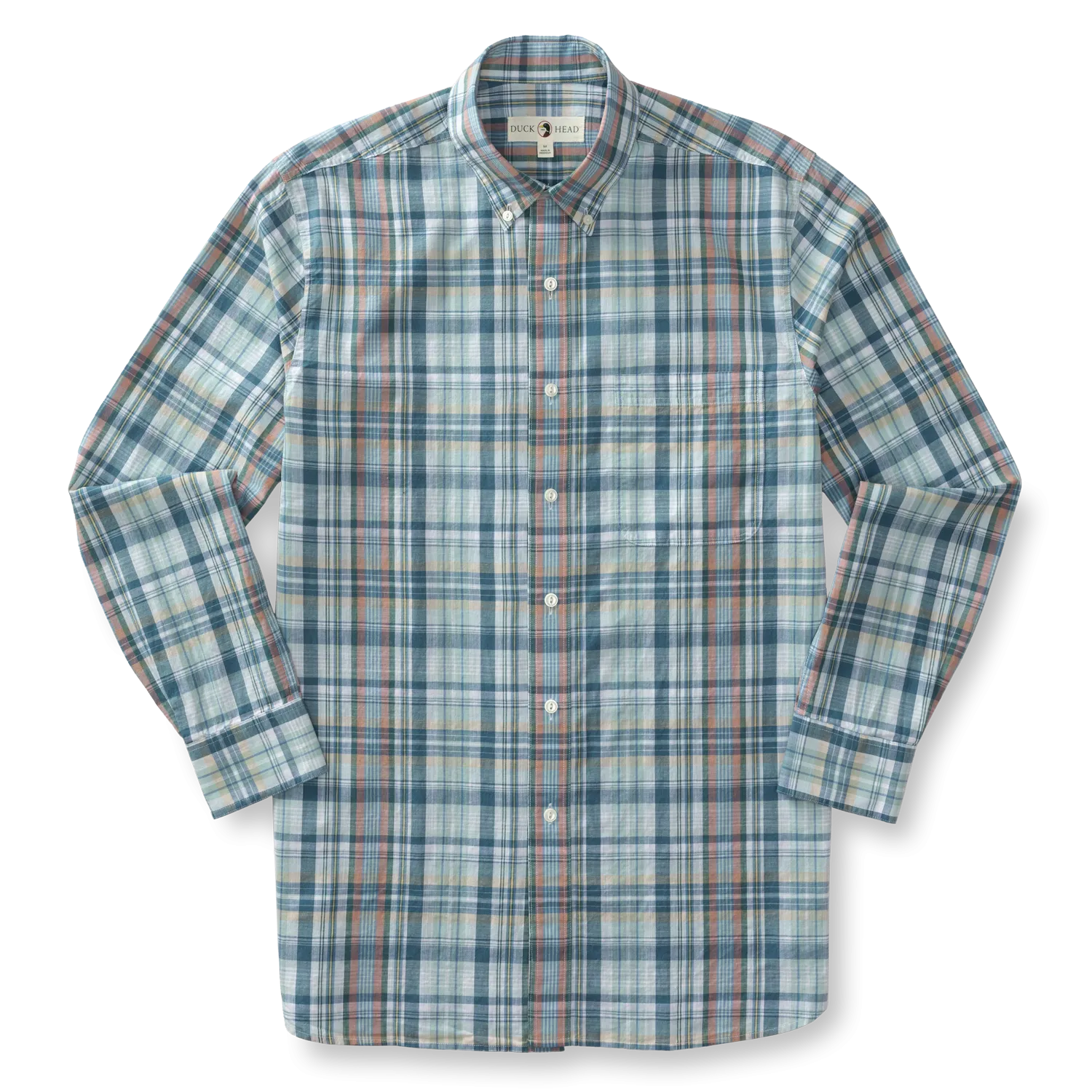 Murphy Plaid Cotton Slub Sport Shirt