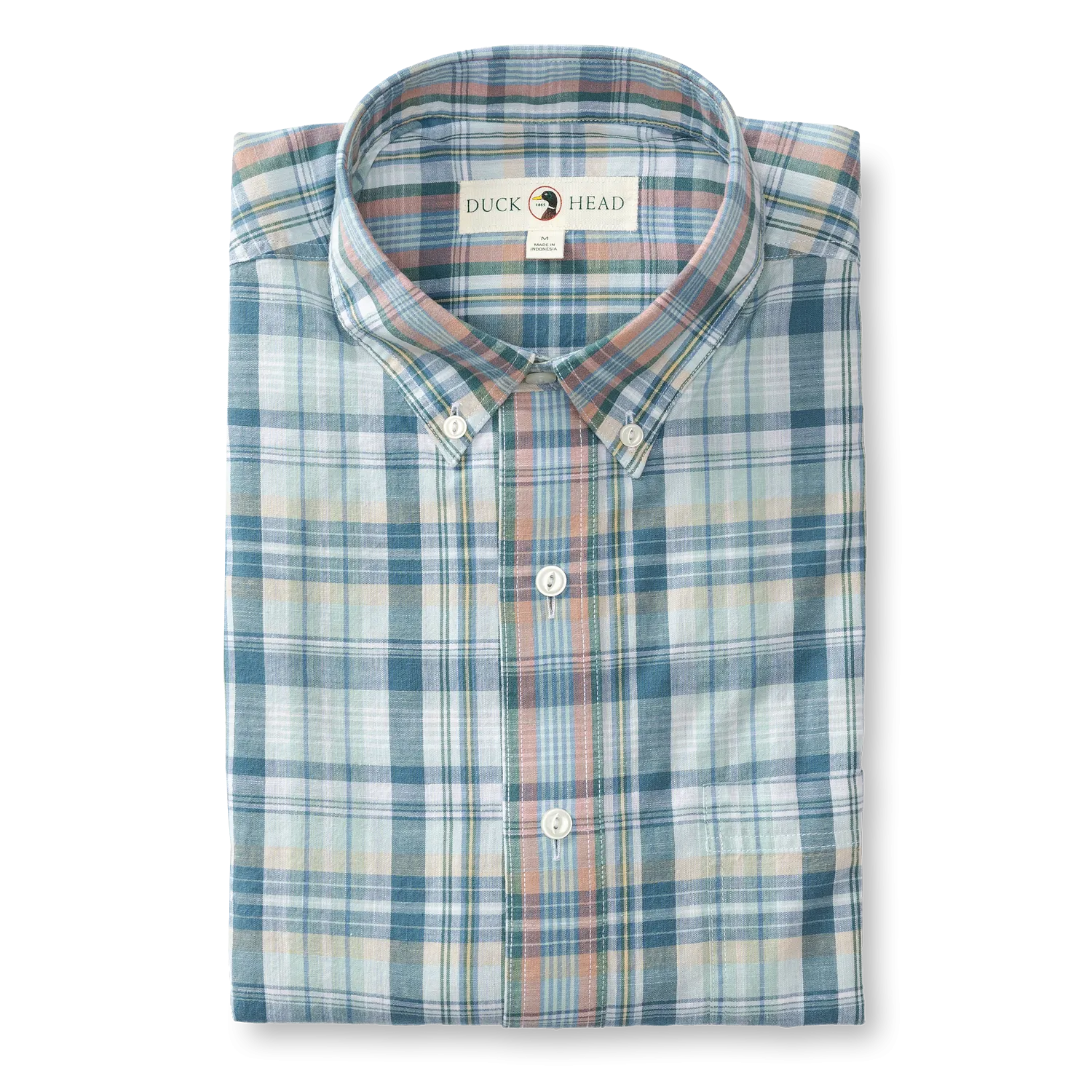 Murphy Plaid Cotton Slub Sport Shirt