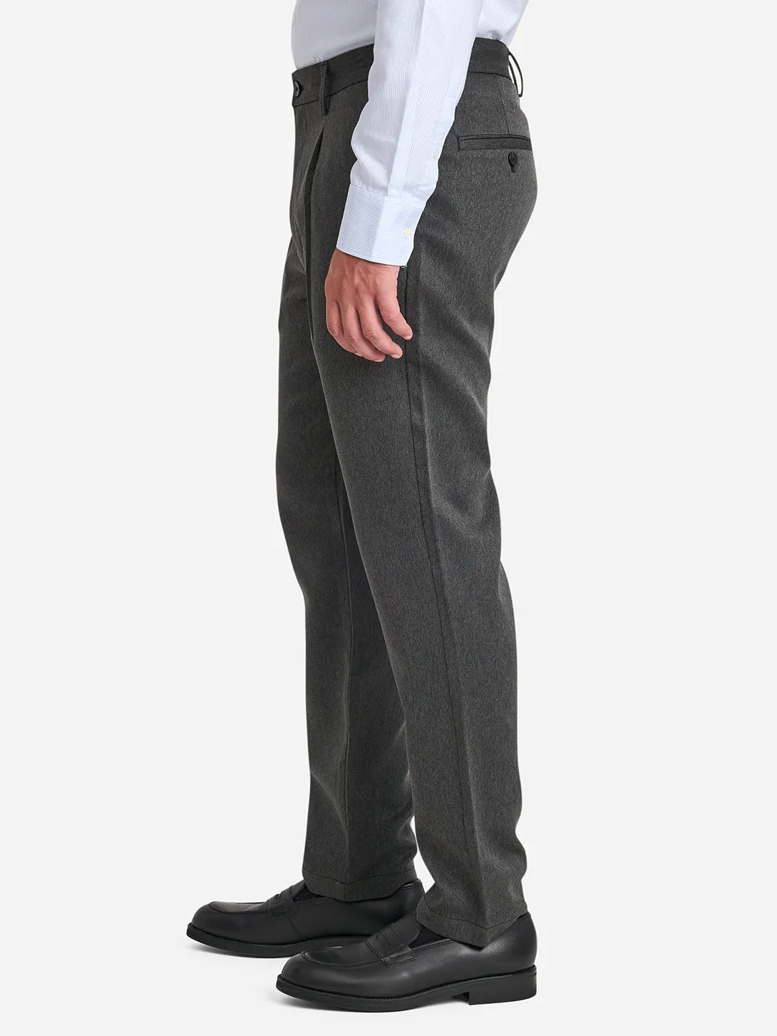 Niles Melange Twill Trouser