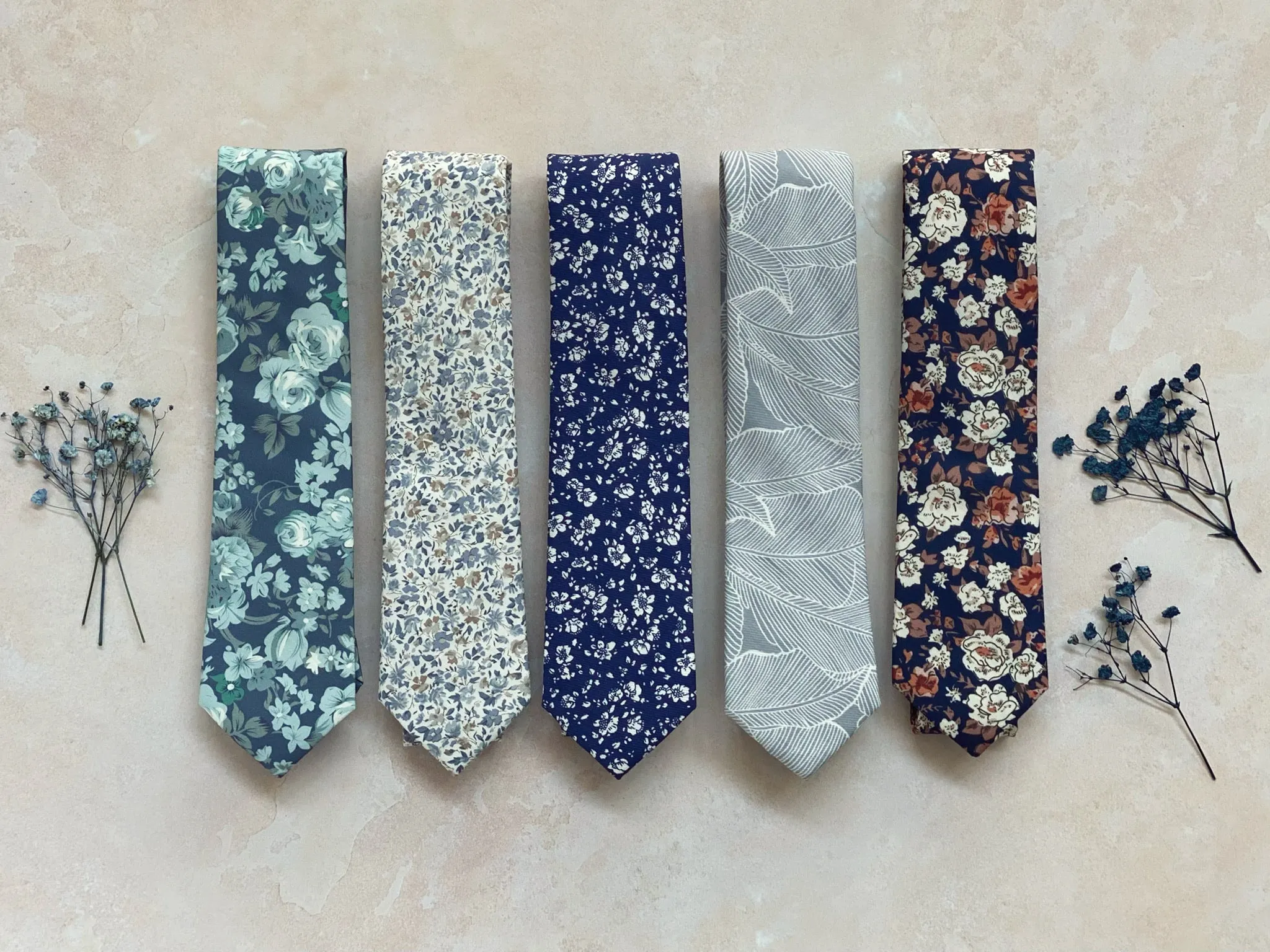 Oliver Floral Cotton Neck Tie