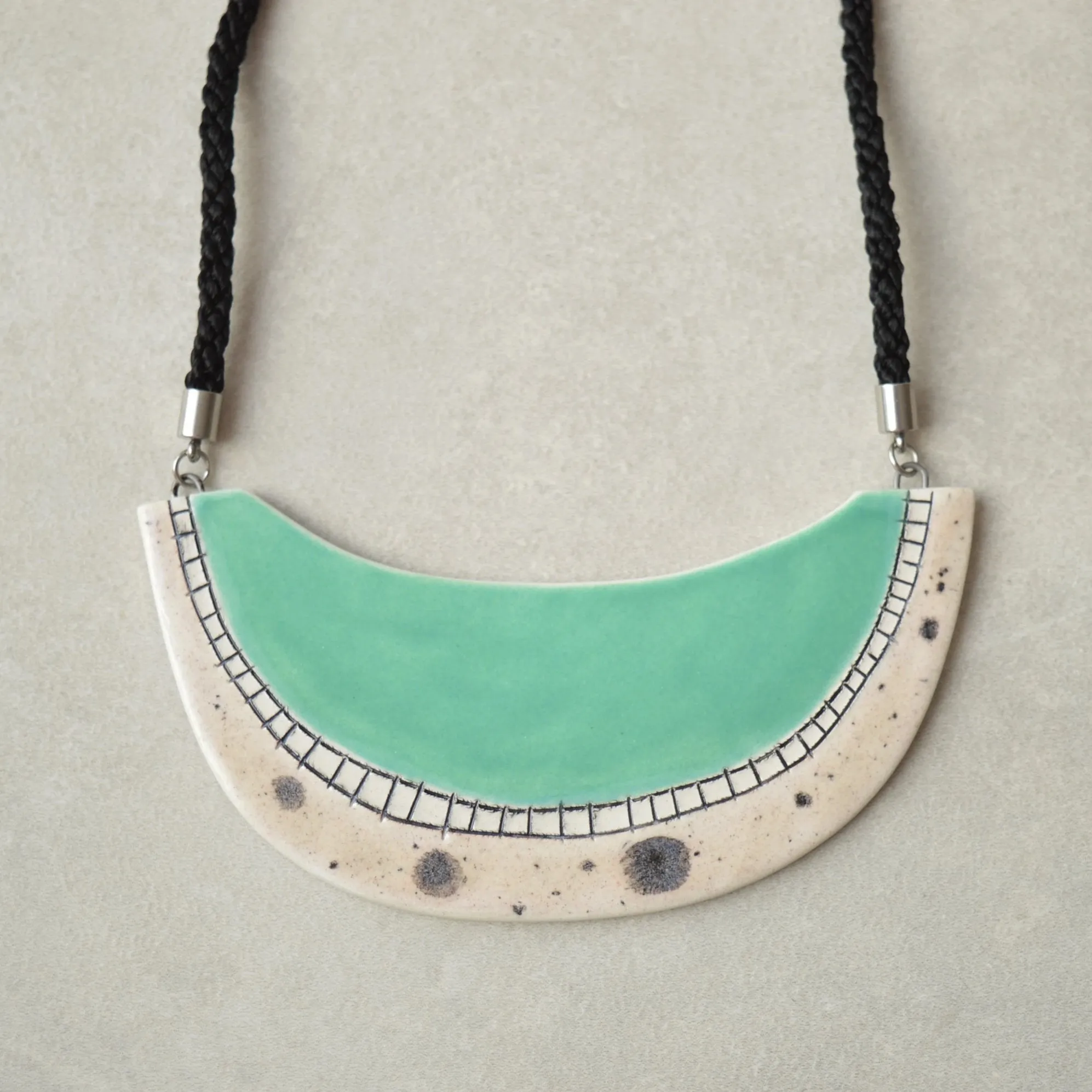 Organic statement necklace