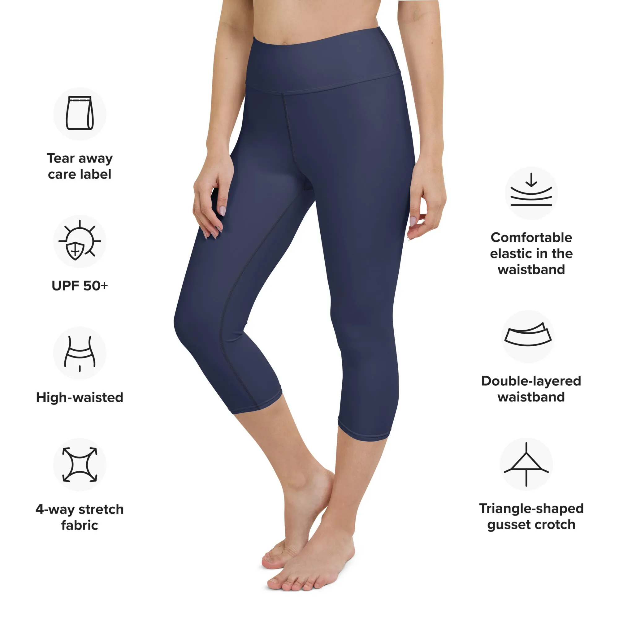 Our best viral Yoga Capri Leggings - Men Adore and Lift Your Butt With No Writing on Front