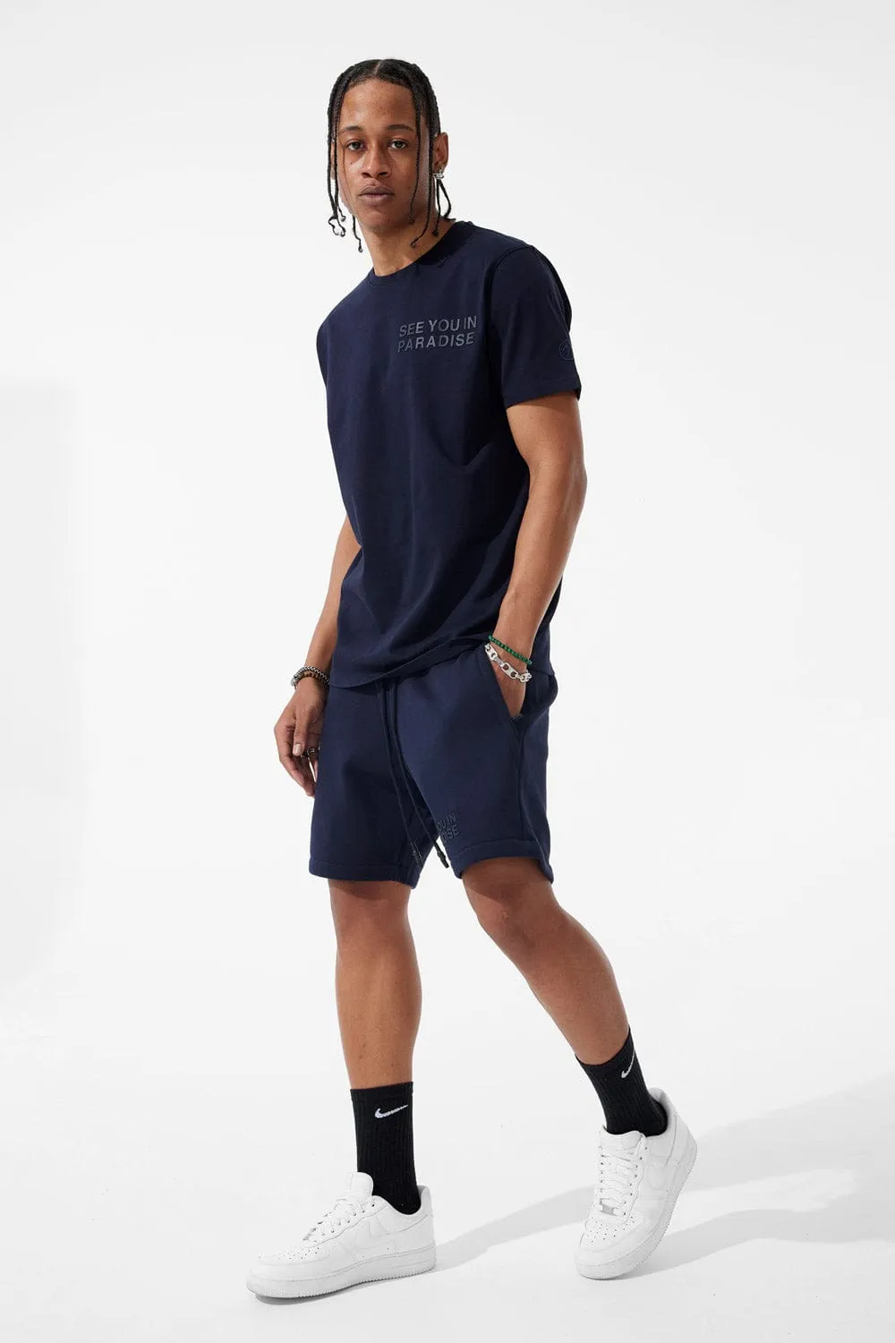 Paradise Tonal T-Shirt (Navy)