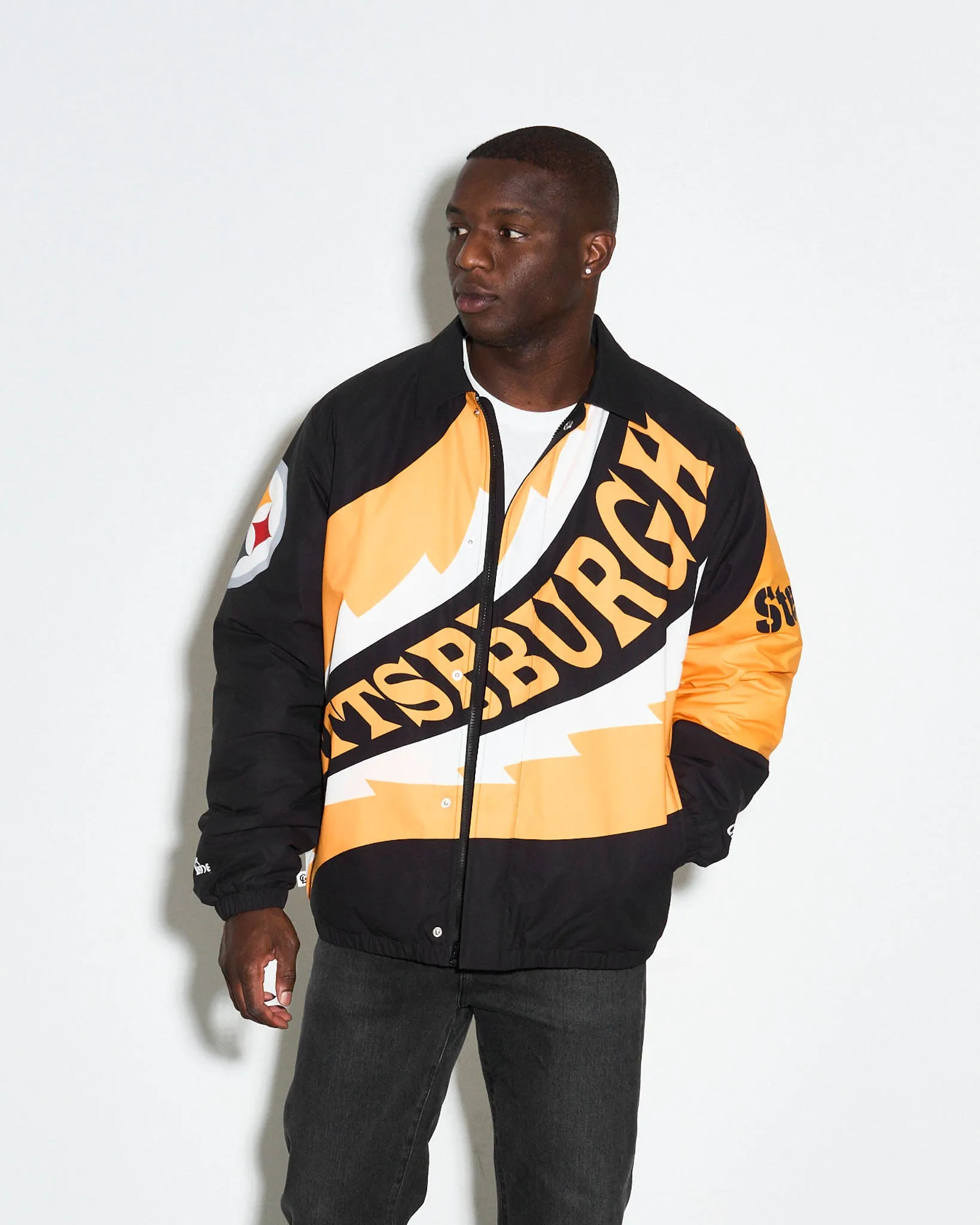 Pittsburgh Steelers Saw Blade Quilted Puffer Jacket