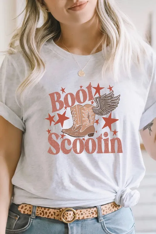 "Boot Scootin" Cowboy Boots Graphic Tee