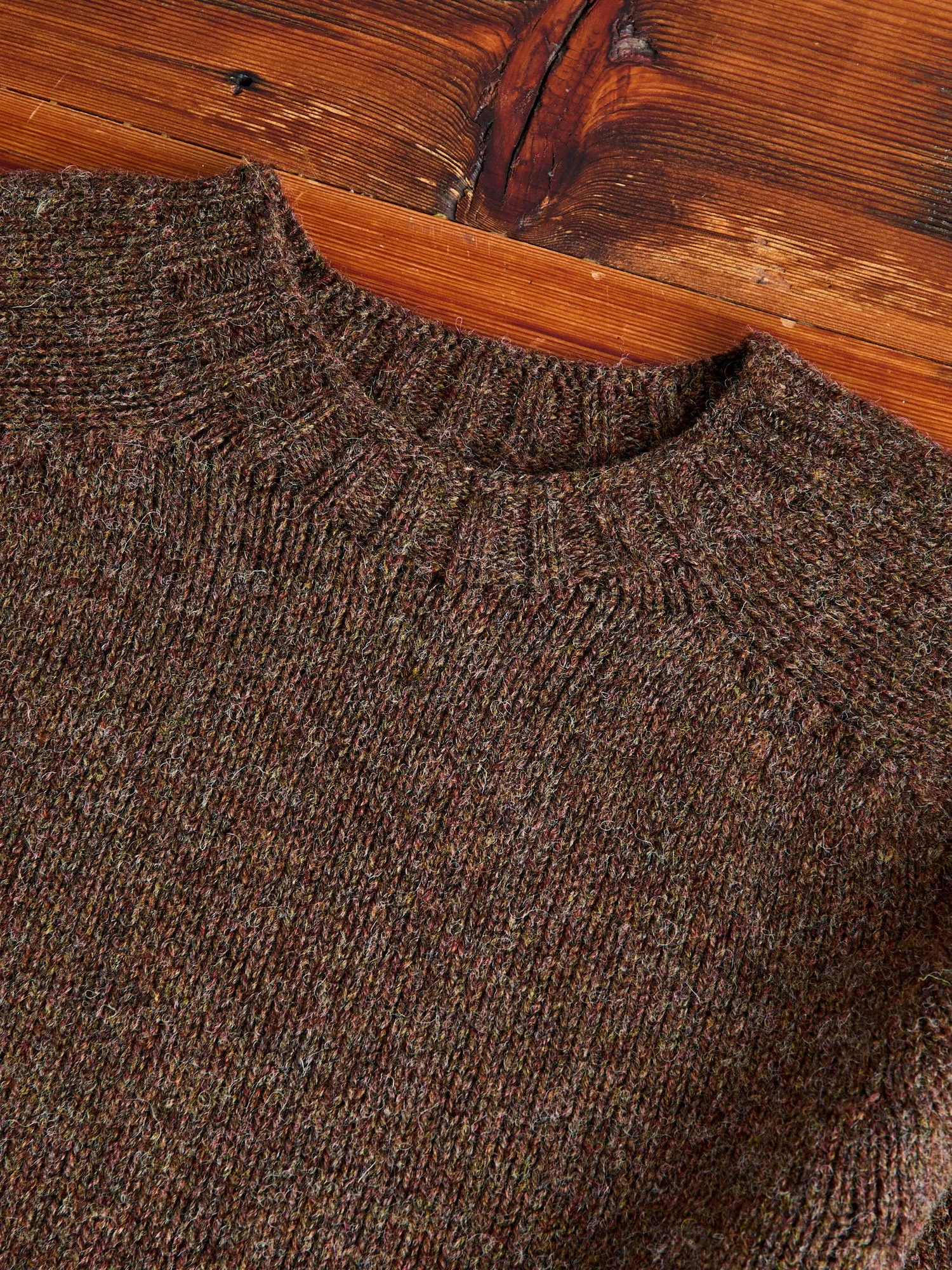 Cozy Boxy Wool Knit Sweater in Vibrant Spark