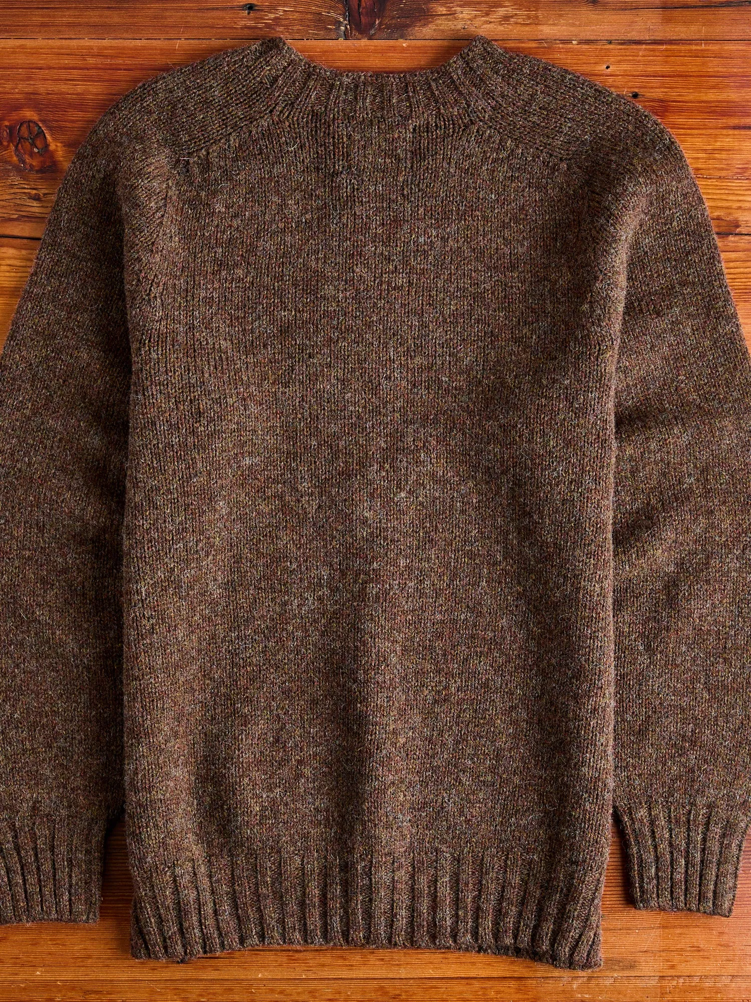 Cozy Boxy Wool Knit Sweater in Vibrant Spark