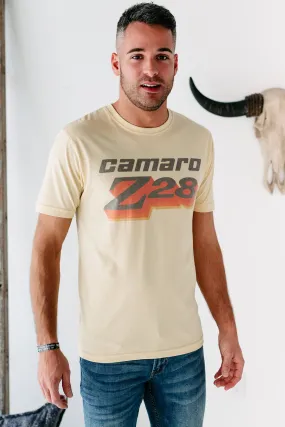 "Camaro Z28" Mens Graphic Tee (Light Yellow)