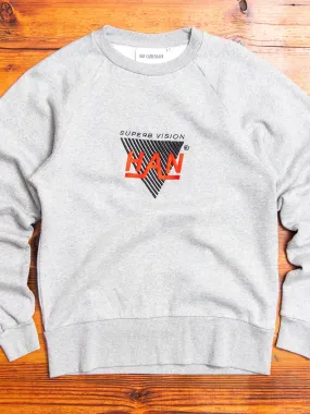 "Han" Crewneck Sweater in Grey Melange