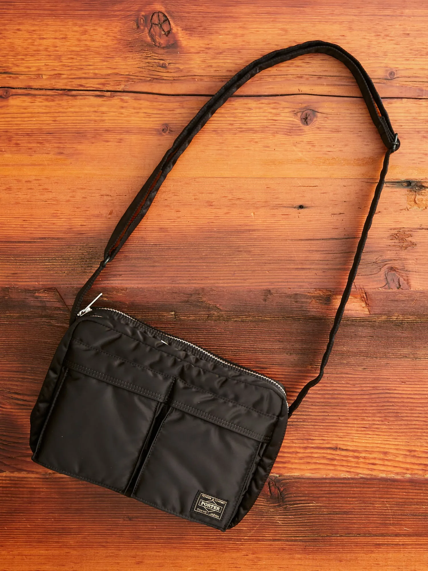 "Tanker" Shoulder Bag (S) in Black