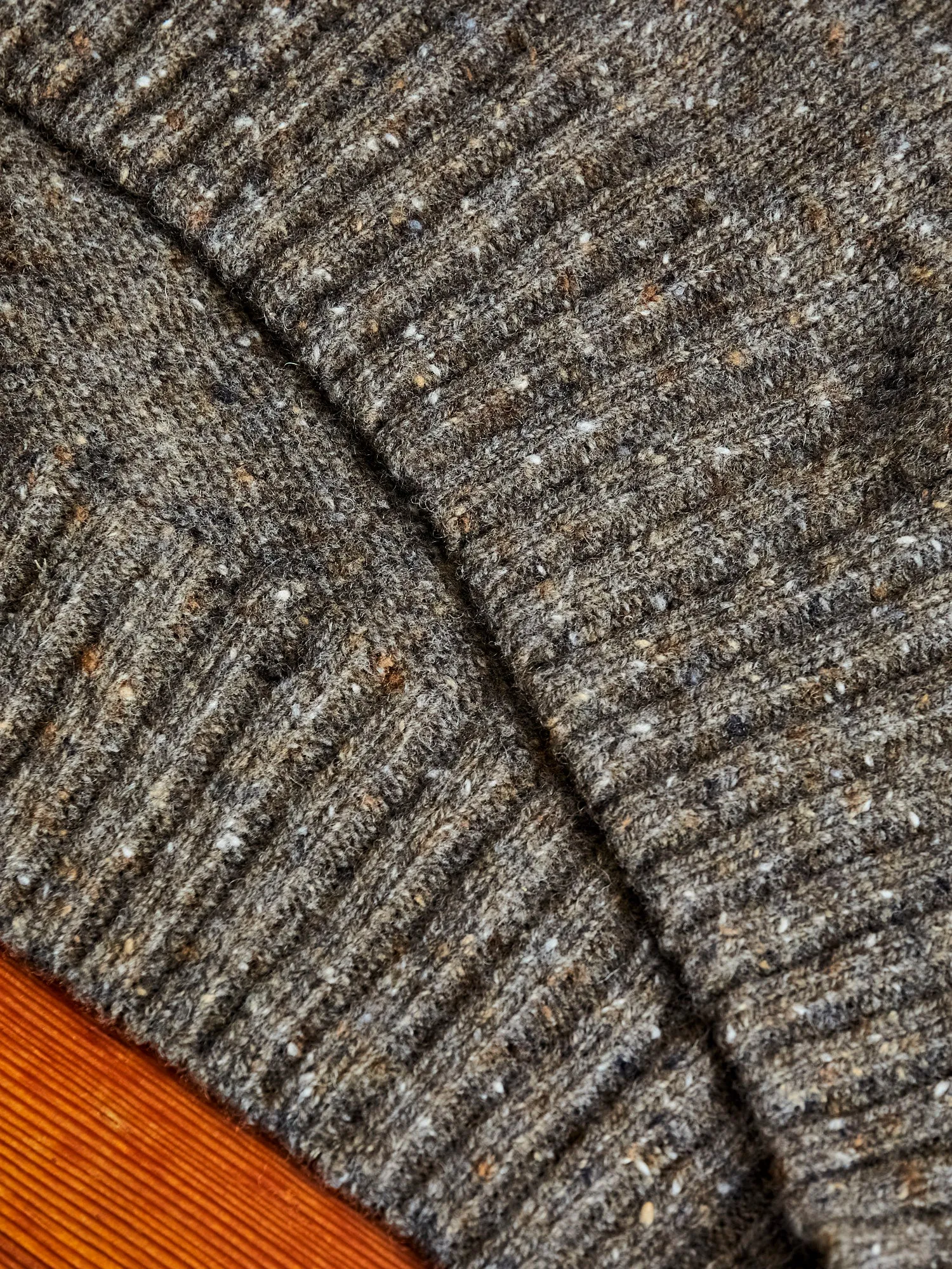 "Terry" Wool Sweater in Brownie