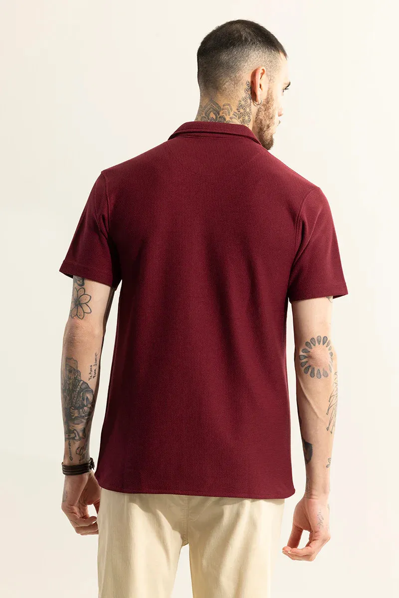 Roscoe Maroon Shirt