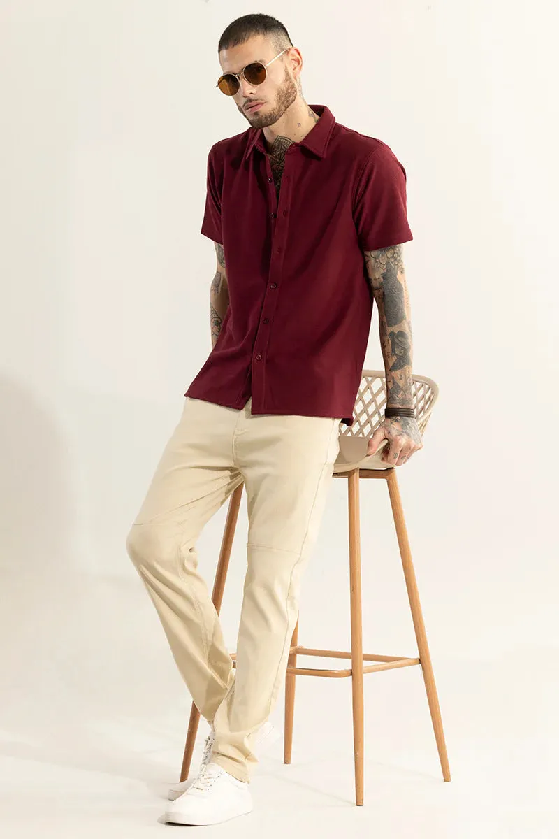 Roscoe Maroon Shirt