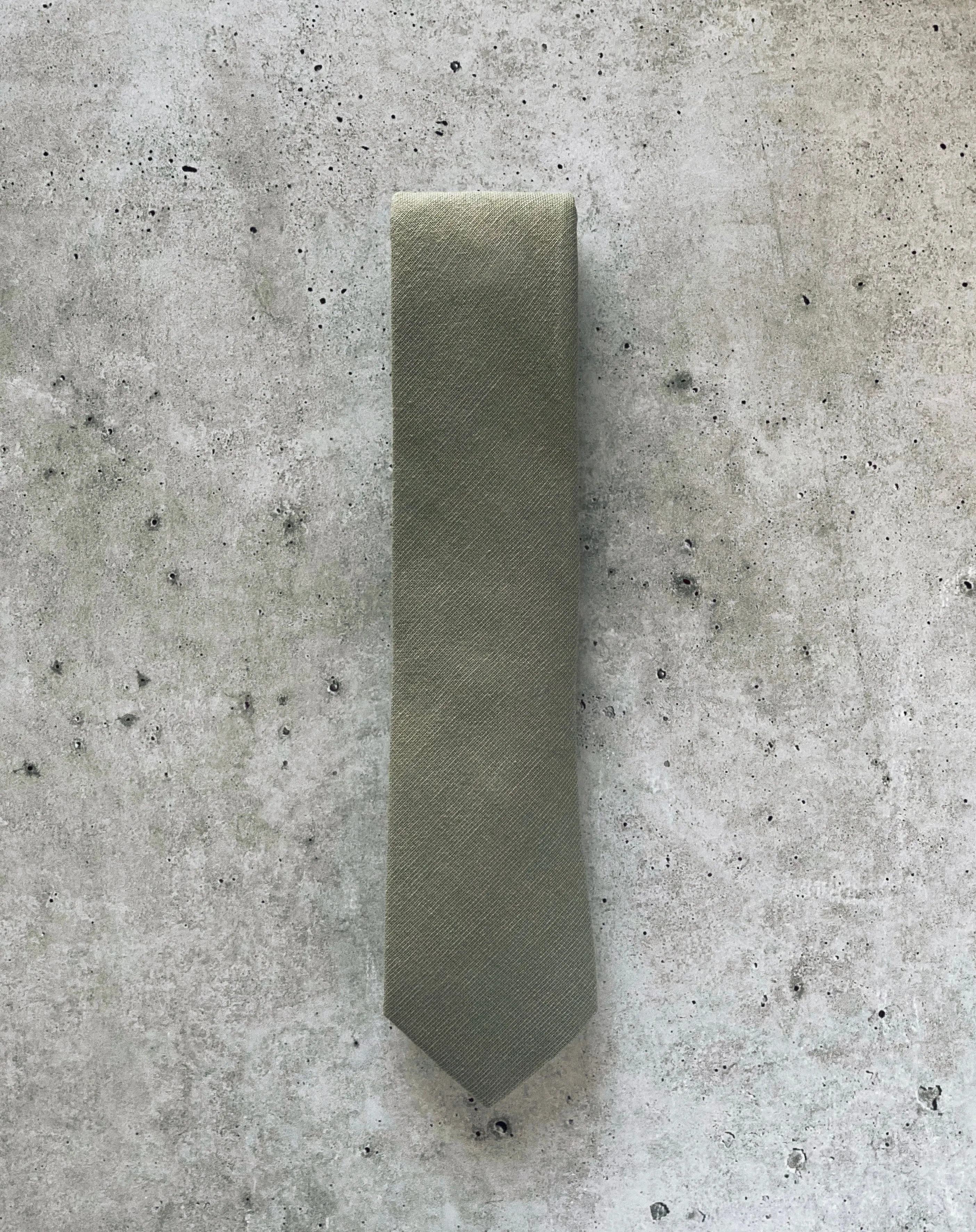 Sage Green Cotton Bow Tie