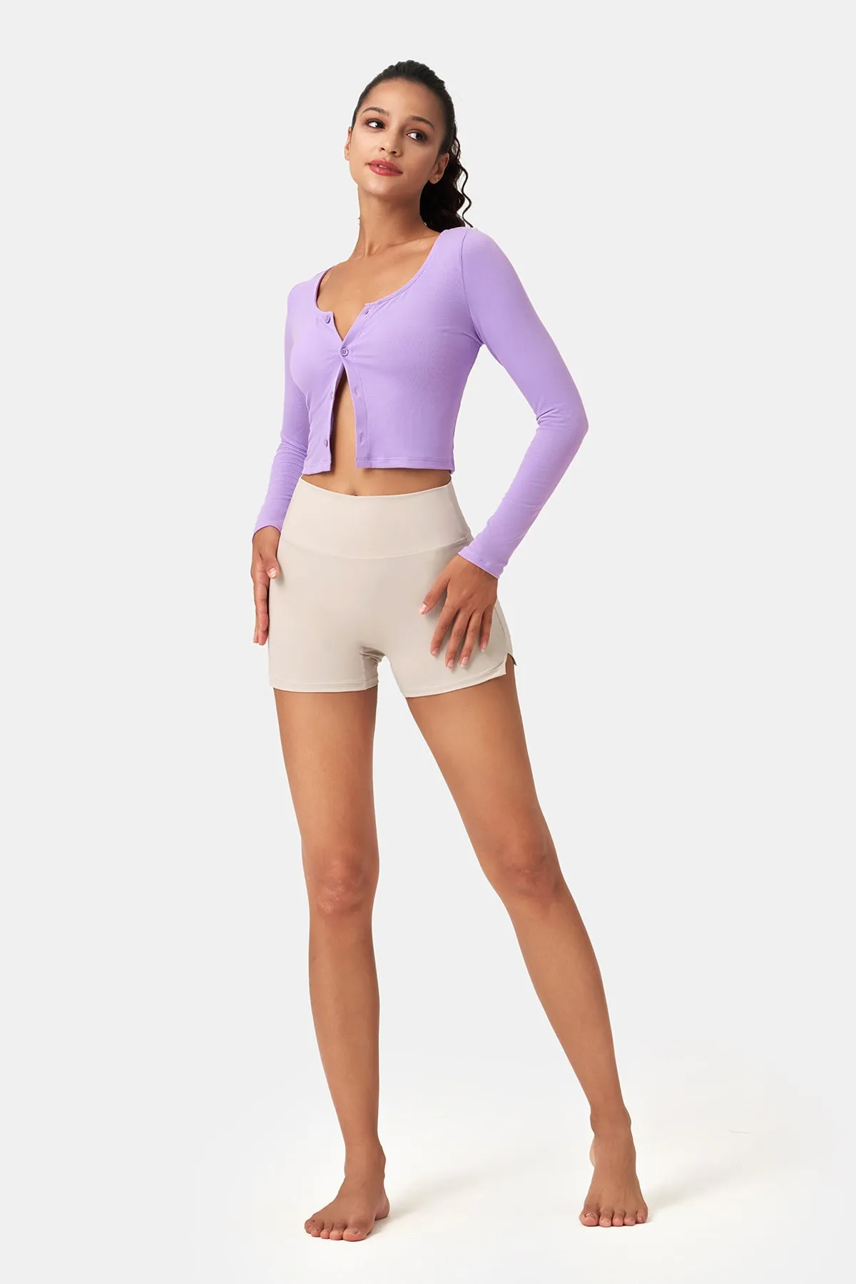 Seamless Side-Slit Shorts