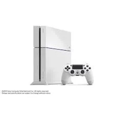 Sony PlayStation 4 500GB Gaming Console White 2 Controller Included BOLT AXTION Bundle Used