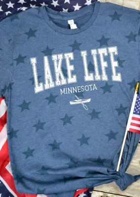 Stars Lake Life Minnesota Graphic Tee