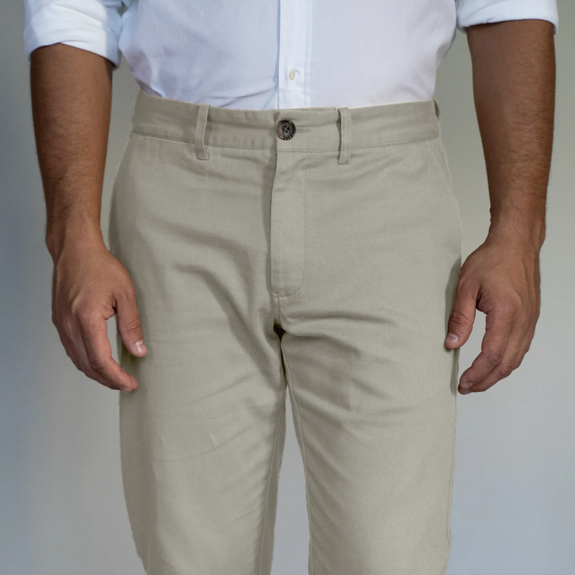 Stretch Chinos Standard Fit - Grey