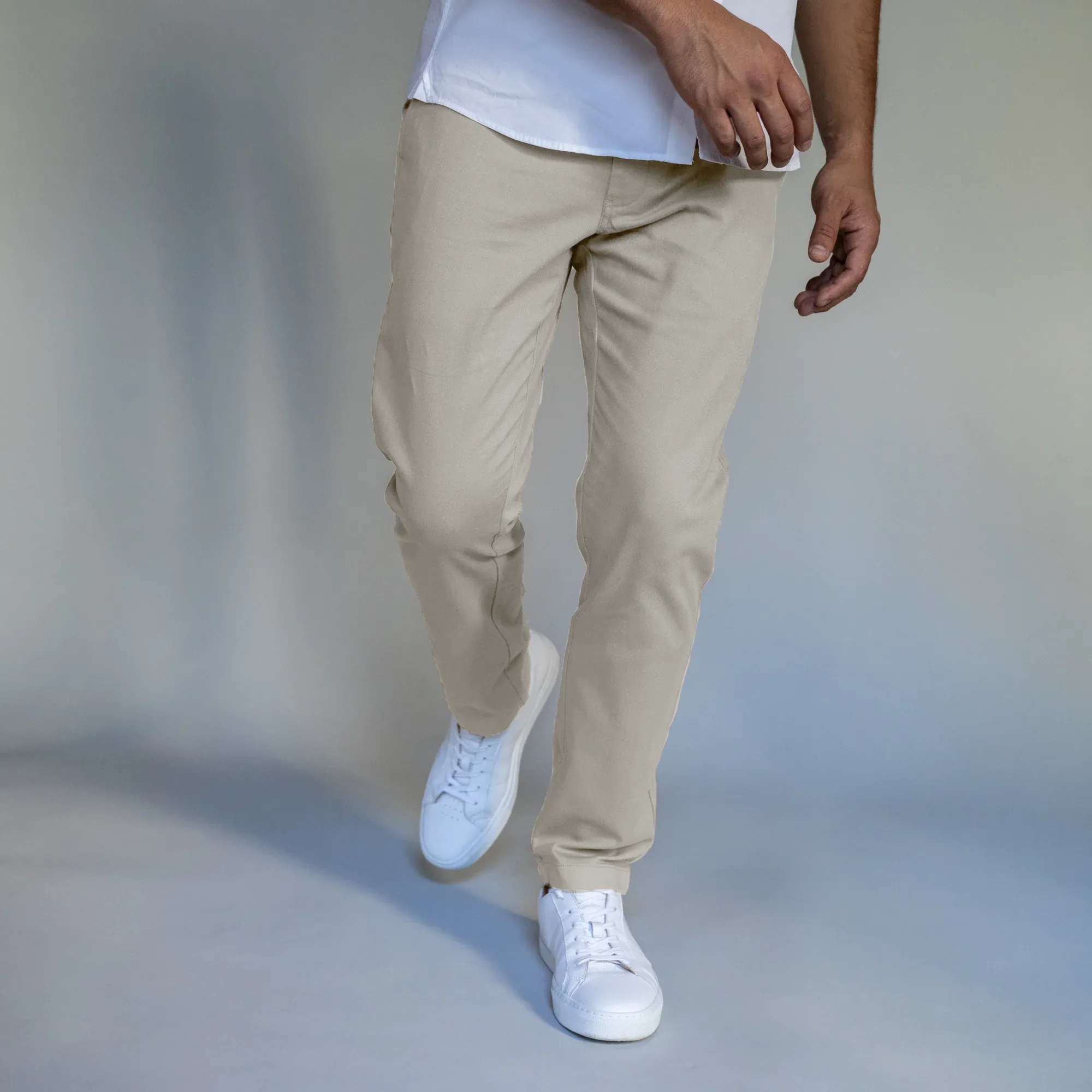 Stretch Chinos Standard Fit - Grey