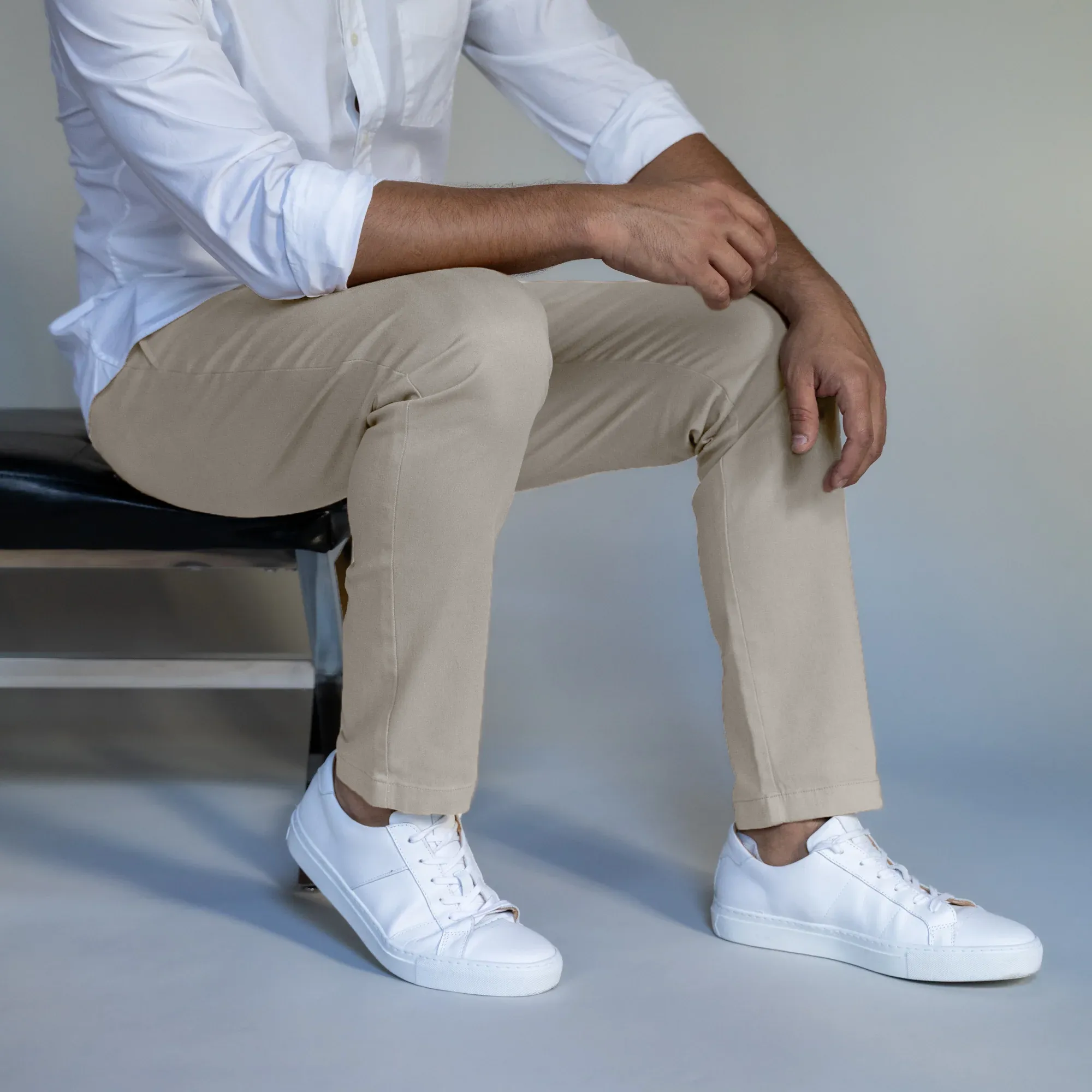 Stretch Chinos Standard Fit - Grey