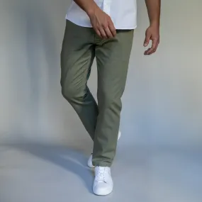 Stretch Chinos Standard Fit - Olive