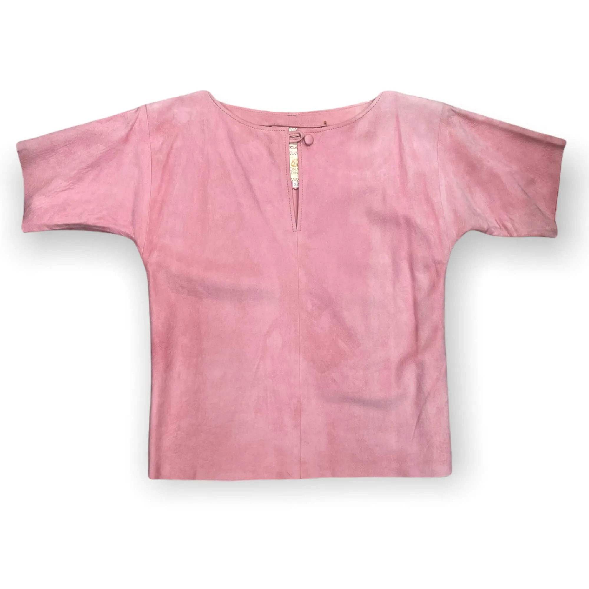 Suede Top - Pink