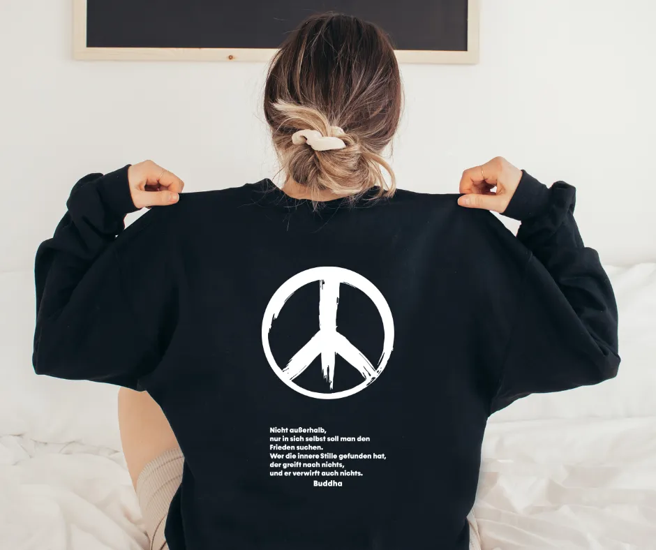 Sweatshirt Bio - Peace -