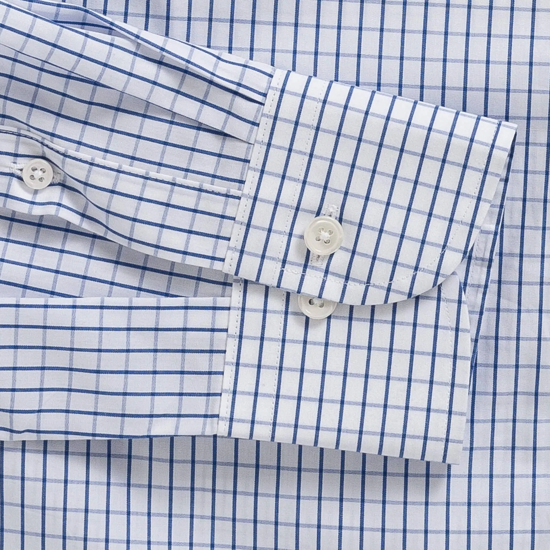 The Blue Leonard Check Dress Shirt