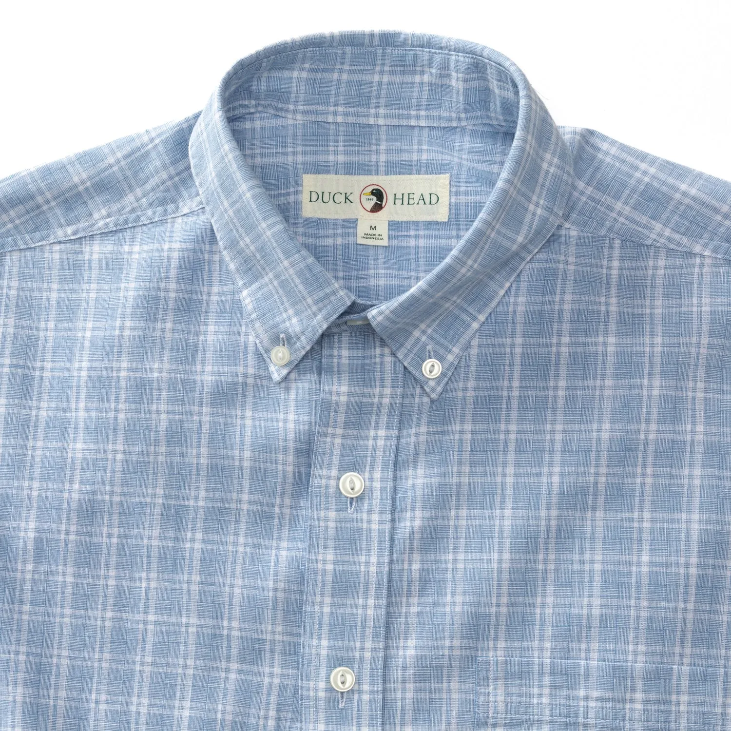 Thornton Plaid Cotton Slub Sport Shirt