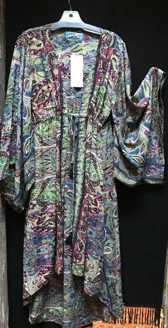 TIENDA HO KF199 LONG KIMONO SILK STEVIE NICKS