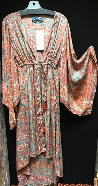 TIENDA HO KF199 LONG KIMONO SILK STEVIE NICKS